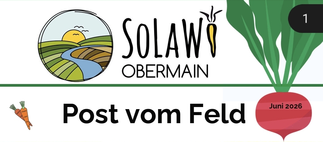 Post vom Feld im Juni